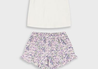 Σετ μπλούζα με σορτς για βρεφικό κορίτσι (3 - 18 μηνών) | ΕΜΠΡΙΜΕ - Energiers - 